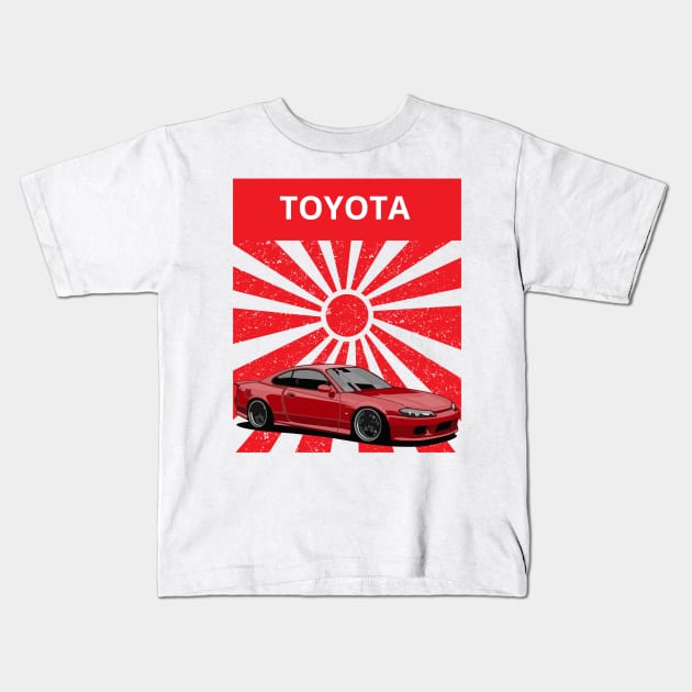 toyota mr2 Kids T-Shirt by artoriaa